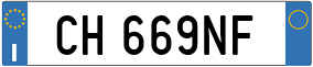 Truck License Plate